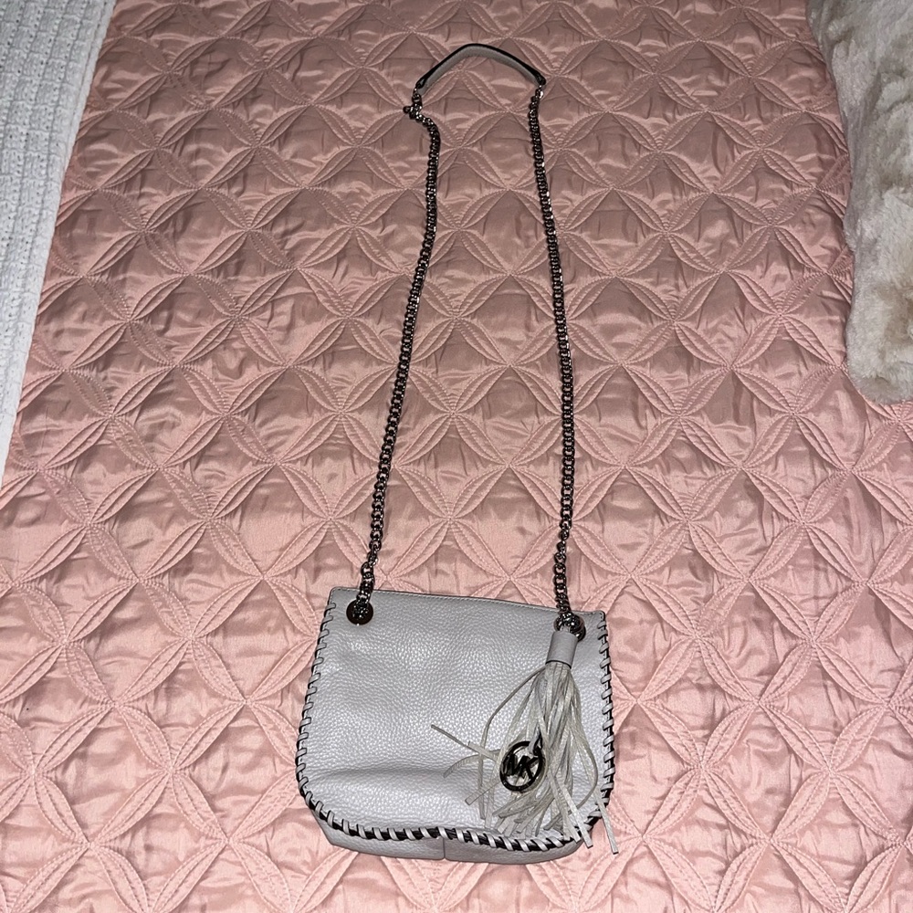 Gray Michael Kors Purse